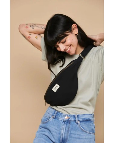 Sac Banane SASHA Noir L40xl16xP9.5cm