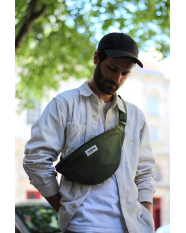 Sac Banane SASHA Olive L40xl16xP9.5cm