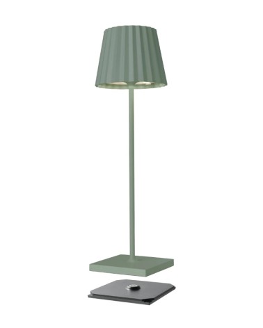 Lampe de table led TROLL intérieur et extérieur VERT OLIVE