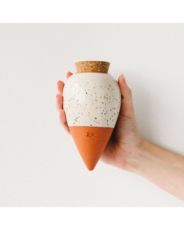 Olla hydratante - Blanc grainé