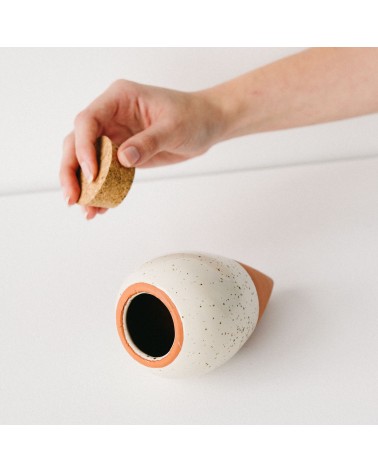 Olla hydratante - Blanc grainé