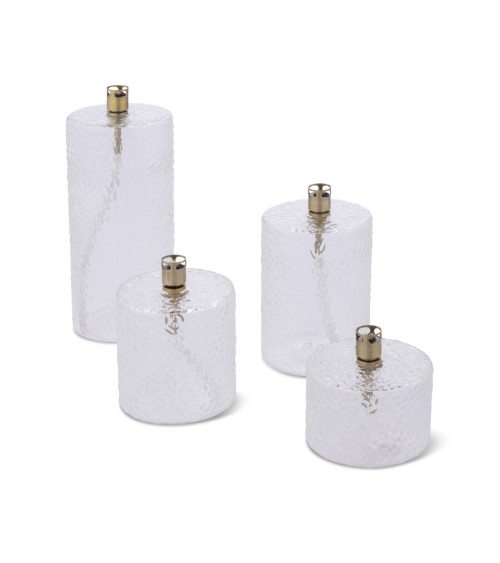 Lampe à huile cylindrique et ronde S