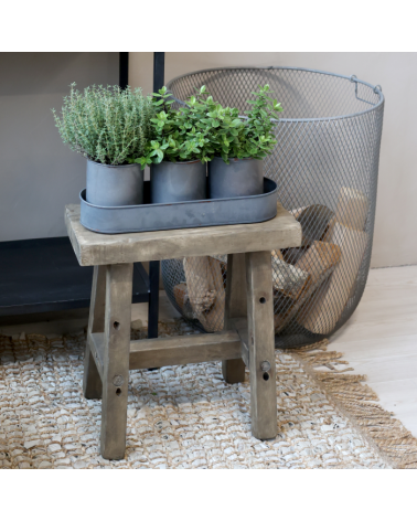 Tabouret H41xL40xL27cm