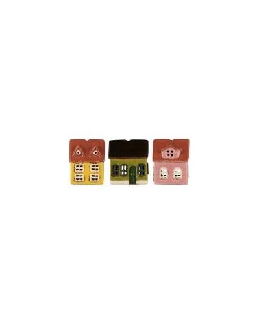 Maison photophore mini 3 couleurs au choix
