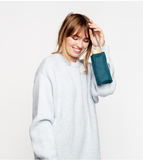 Mini parapluie BLEU MINERAL   micro & solide