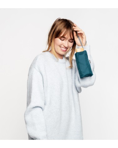 Mini parapluie BLEU MINERAL   micro & solide