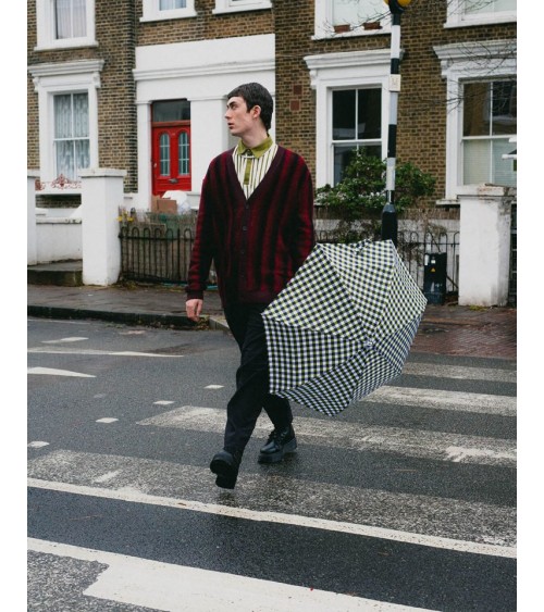 Copie de Mini parapluie VICHY NOIR&ANIS   micro & solide