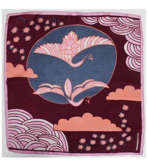 Foulard mini en soie 50x50 cm