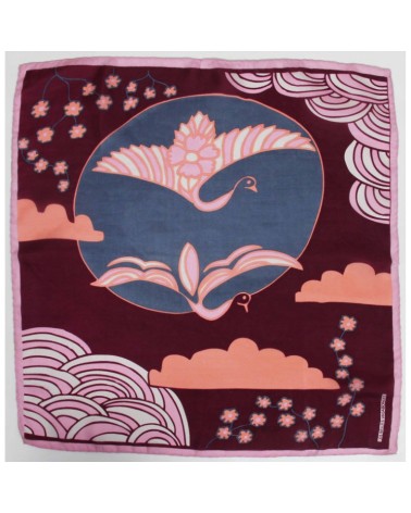 Foulard mini en soie 50x50 cm