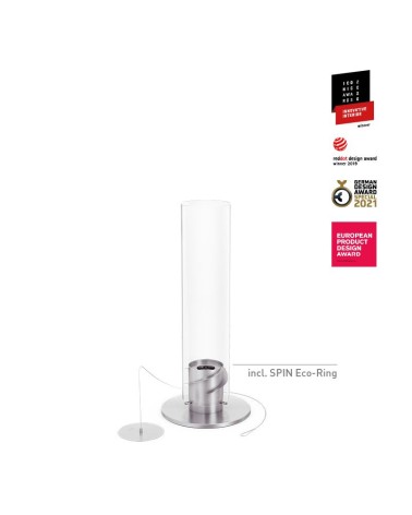 Cheminée de table Spin 900 silver