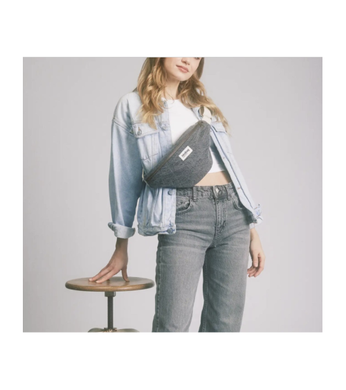 Sac banane OLIVIA Denim gris