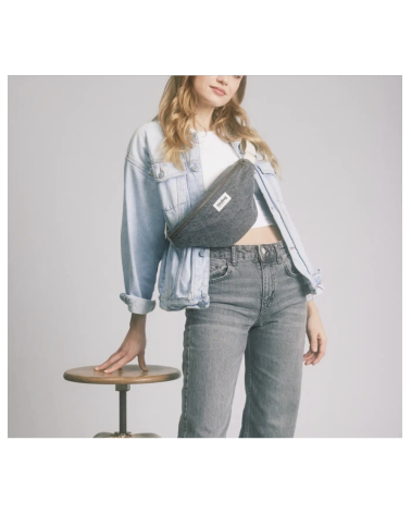 Sac banane OLIVIA Denim gris