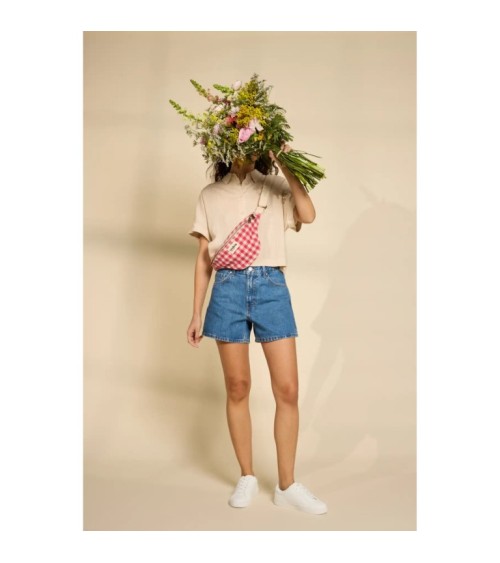 Sac banane OLIVIA vichy rose