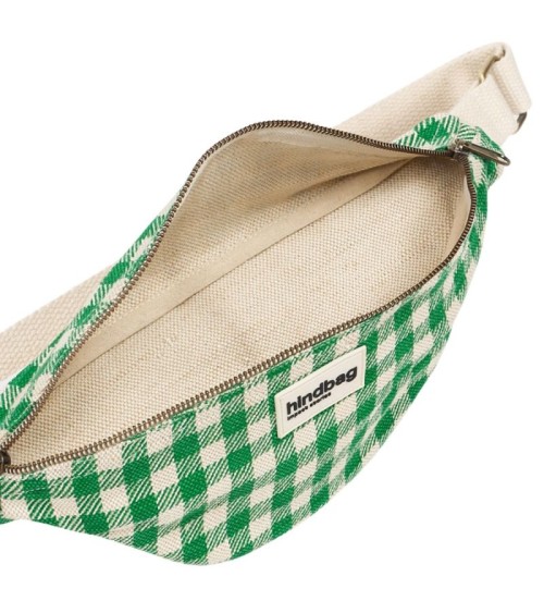 Sac banane OLIVIA CARREAUX VERT