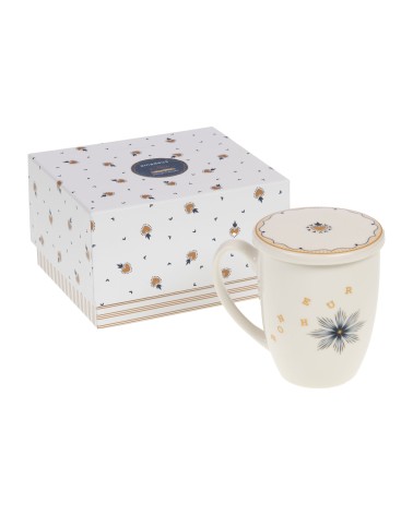 Tisanière mug filtre coffret Poésie
