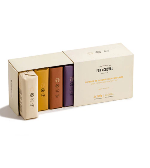 Coffret 4 savons 125gr senteur
