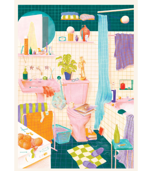 Puzzle 500 piéces soirée mousse