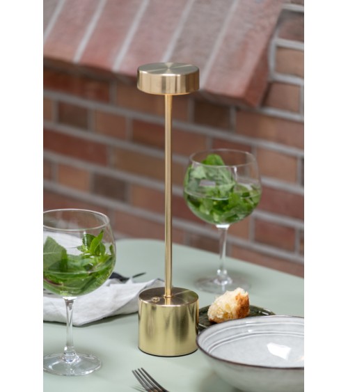 Lampe led ganar brushed gold