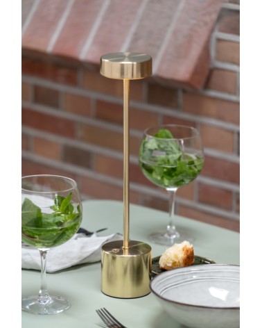 Lampe led ganar brushed gold