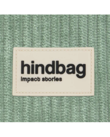 Porte clé COME Velours Vert d'eau