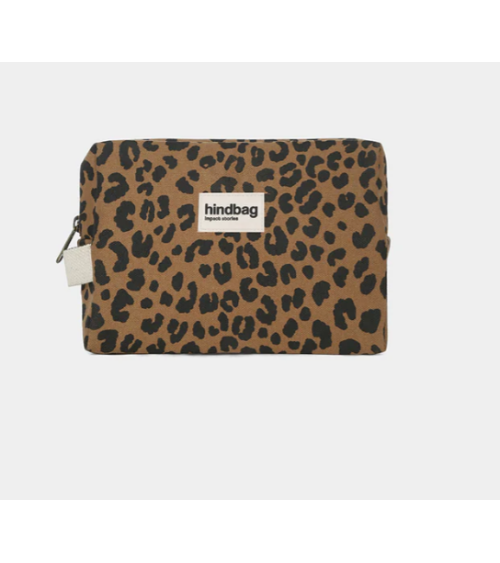 Trousse de toilette LEON leopard Cannelle L22xh16xP8cm