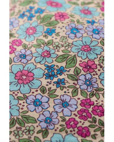 housse de cousin cream, turqouise, blue, fushia