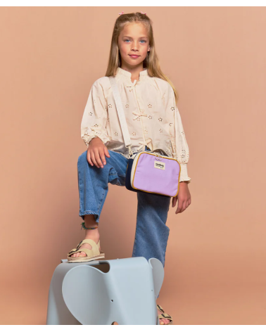 Lunchbag enfant Elsa Tricolore Lilas