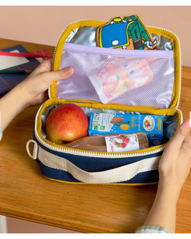 Lunchbag enfant Elsa Tricolore Lilas