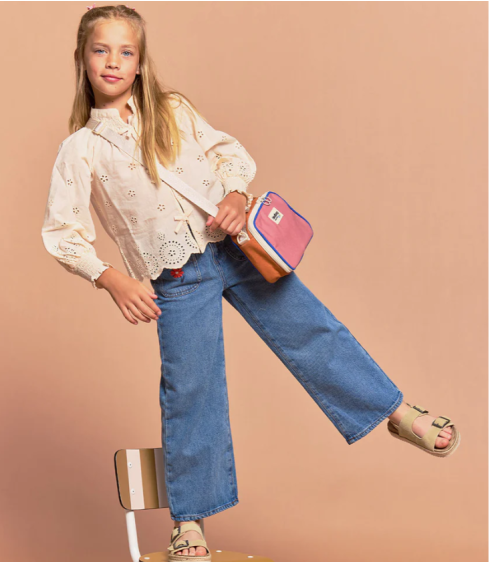 Lunchbag enfant Elsa Tricolore Rose blush