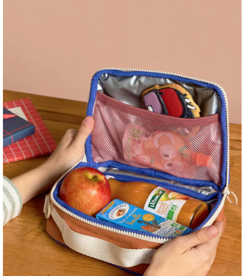 Lunchbag enfant Elsa Tricolore Rose blush