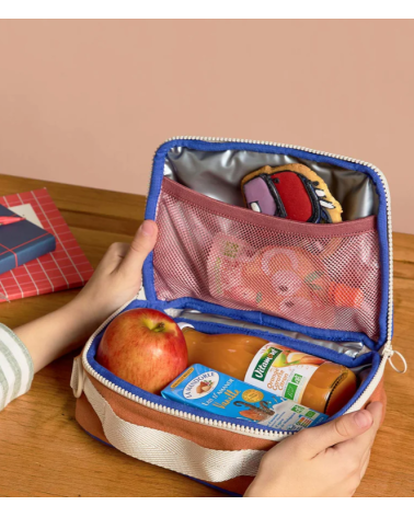 Lunchbag enfant Elsa Tricolore Rose blush