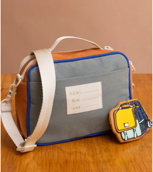 Lunchbag enfant Elsa Tricolore Rose blush