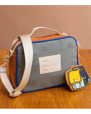 Lunchbag enfant Elsa Tricolore Rose blush