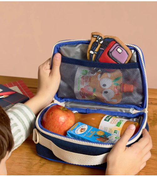 Lunchbag enfant Elsa Tricolore Carreaux