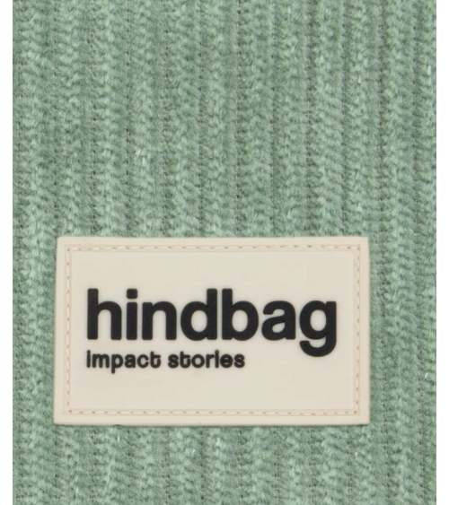 Sac Banane SASHA velours Vert d'eau L40xl16xP9.5cm