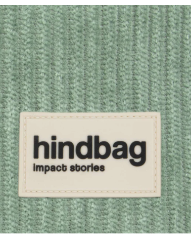 Pochette LOU velours Vert d'eau