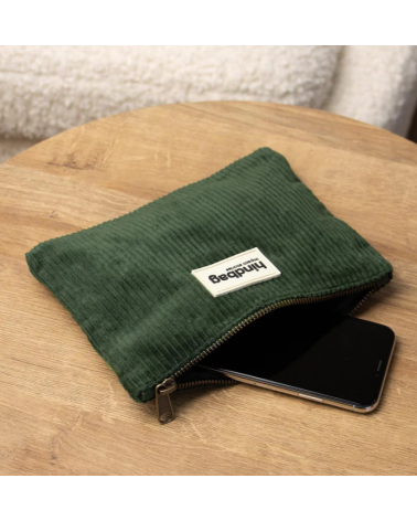 Pochette LOU velours Sapin