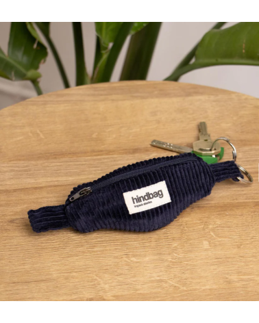 Porte clé COME Velours marine
