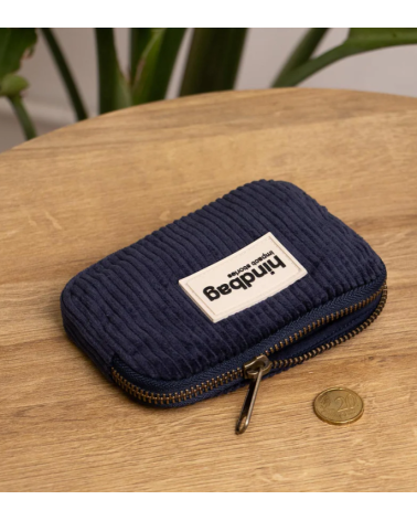 Porte Monnaie LILI Velours Marine