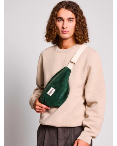 Sac banane OLIVIA velours sapin