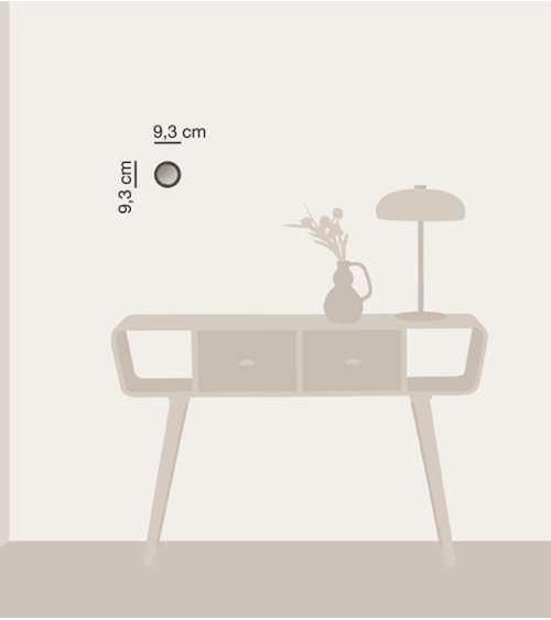 Petit miroir sorcière convexe D9.5cm