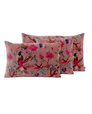 HOUSSE EDREDON BIRDY bois de rose 85X200CM