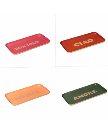 plateau 30x15cm texte