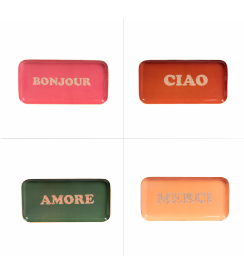 plateau 30x15cm texte