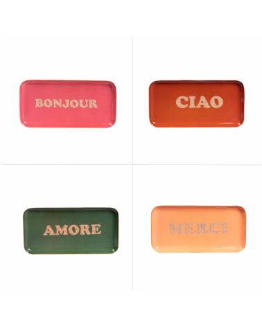 plateau 30x15cm texte