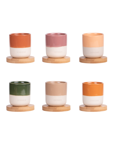 Coffret 6 gobelets mug