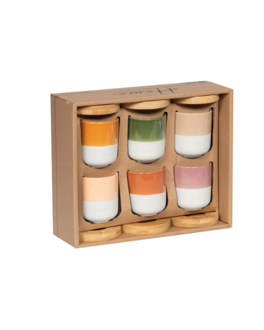 Coffret 6 gobelets mug