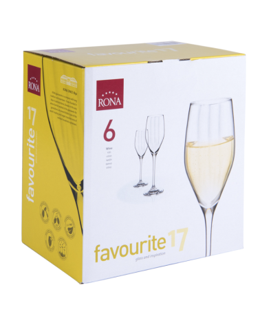 lot de 6 Flutes à champagne 17cl