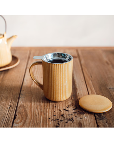 Tisanière jaune 47cl