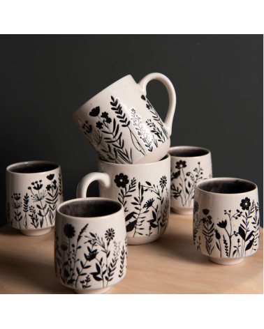 Gobelet / tasse IKEBANA FLEUR 25CL